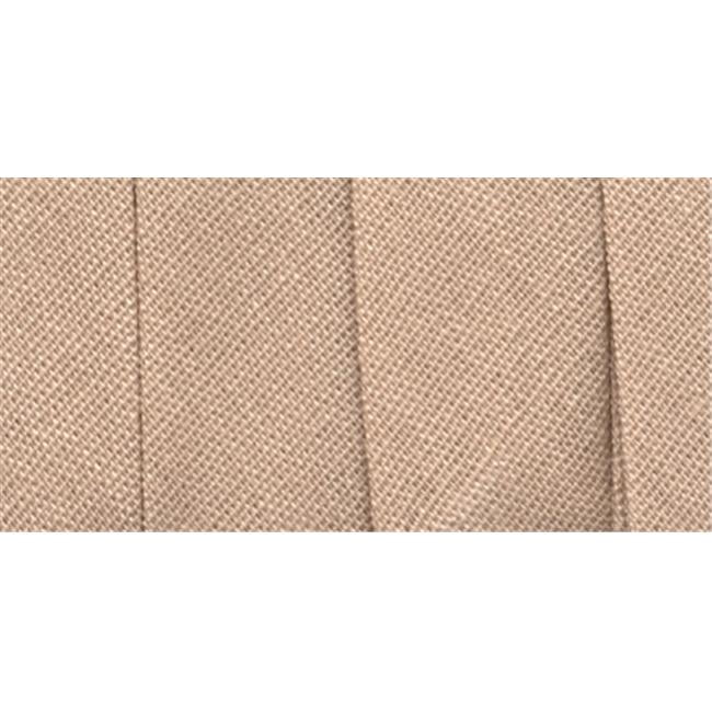 Double Fold Bias Tape 1/2"X3ydTaupe