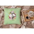 thumbnail image 4 of Carolines Treasures CK4390PW1414 Italian Greyhound Green Flowers Fabric Decorative Pillow  14Hx14W multicolor, 4 of 4