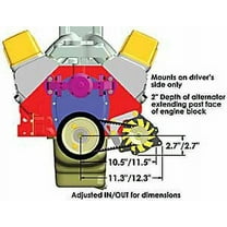 Powermaster 8-881 Alternator Mount Kit