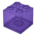 thumbnail image 2 of Anvazise Coin Bank Transparent Visible Easy to Use Kids Building Block Design Money Saving Box for Gifts 1Pc, 2 of 8
