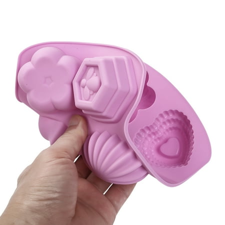 

Eyicmarn Chocolate Baking Mold with Hanging Holes Silicone Non-stick Handmade DIY Accessory