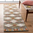 thumbnail image 2 of SAFAVIEH Trace Adrasteia Geometric Runner Rug, Blue/Ivory, 2'3" x 10', 2 of 7