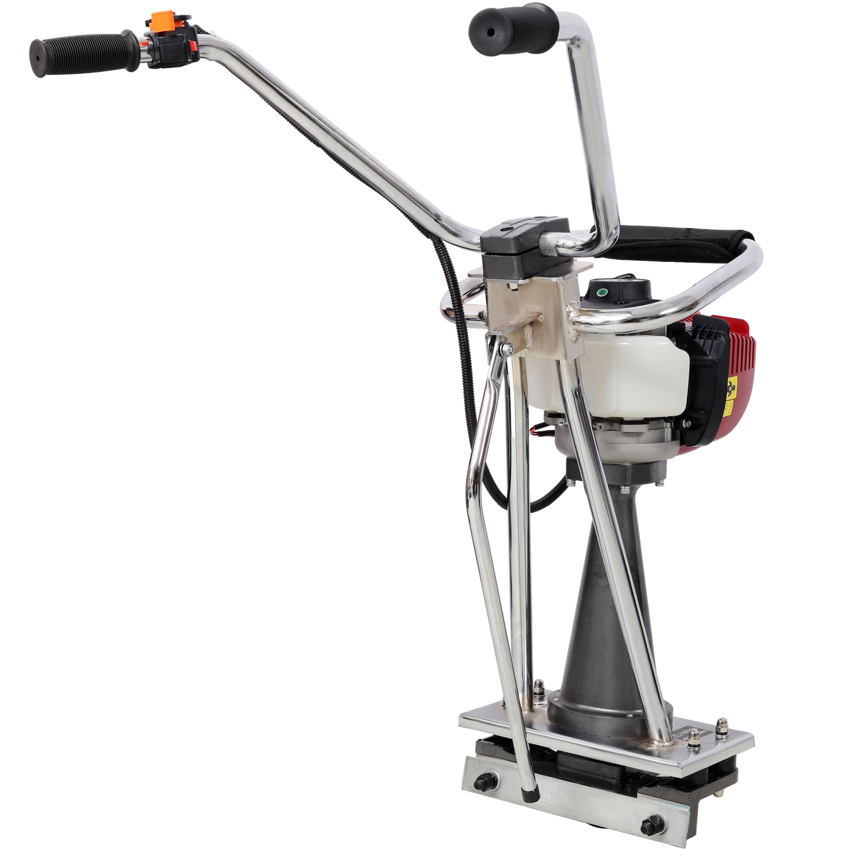 38cc 4 Stroke Gas Concrete Power Screed Cement Finishing Vibrating Motor Concrete Surface Smoother Finisher Screed (Machine Only)