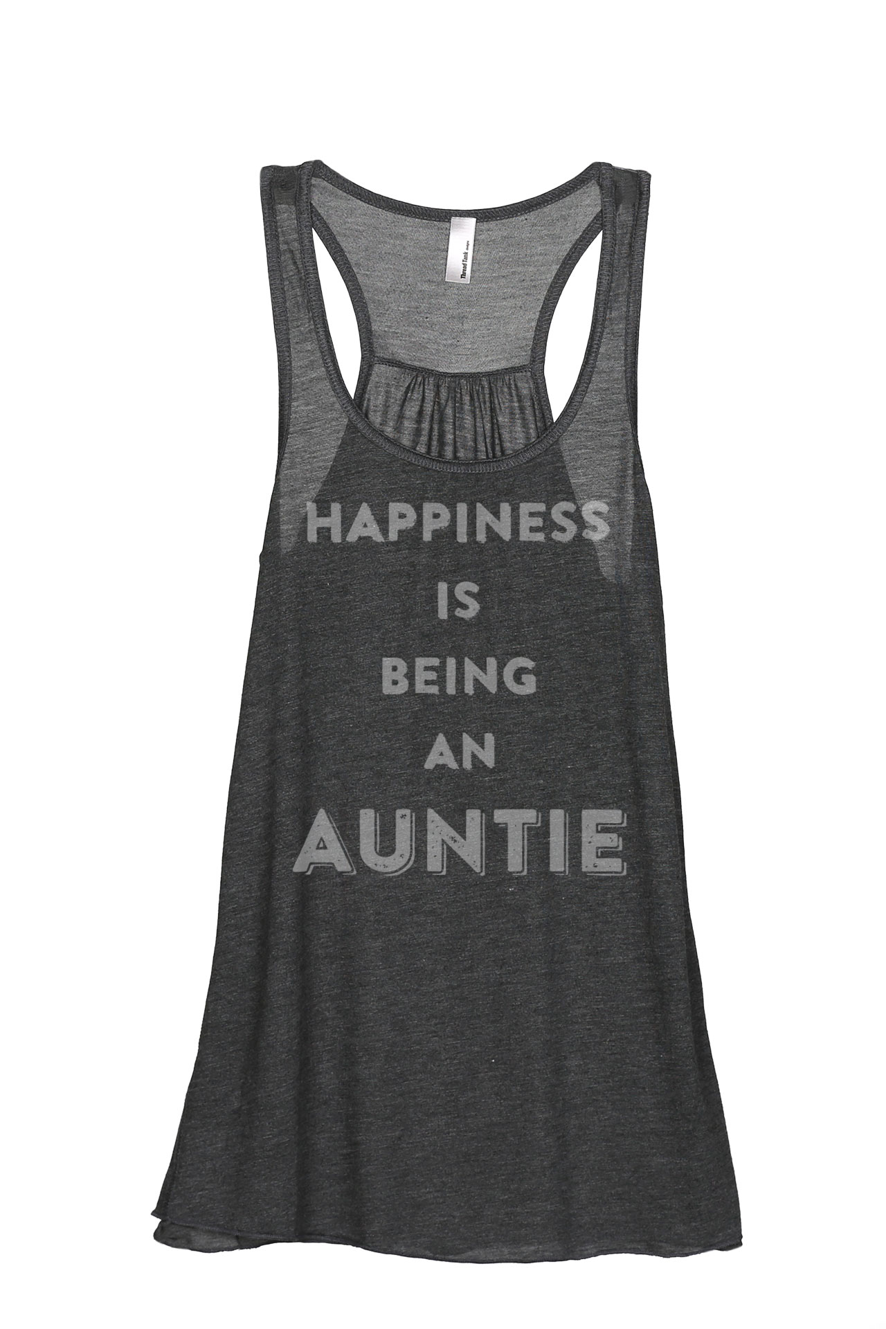 Thread Tank Happiness Auntie Women's Sleeveless Flowy Racerback Tank