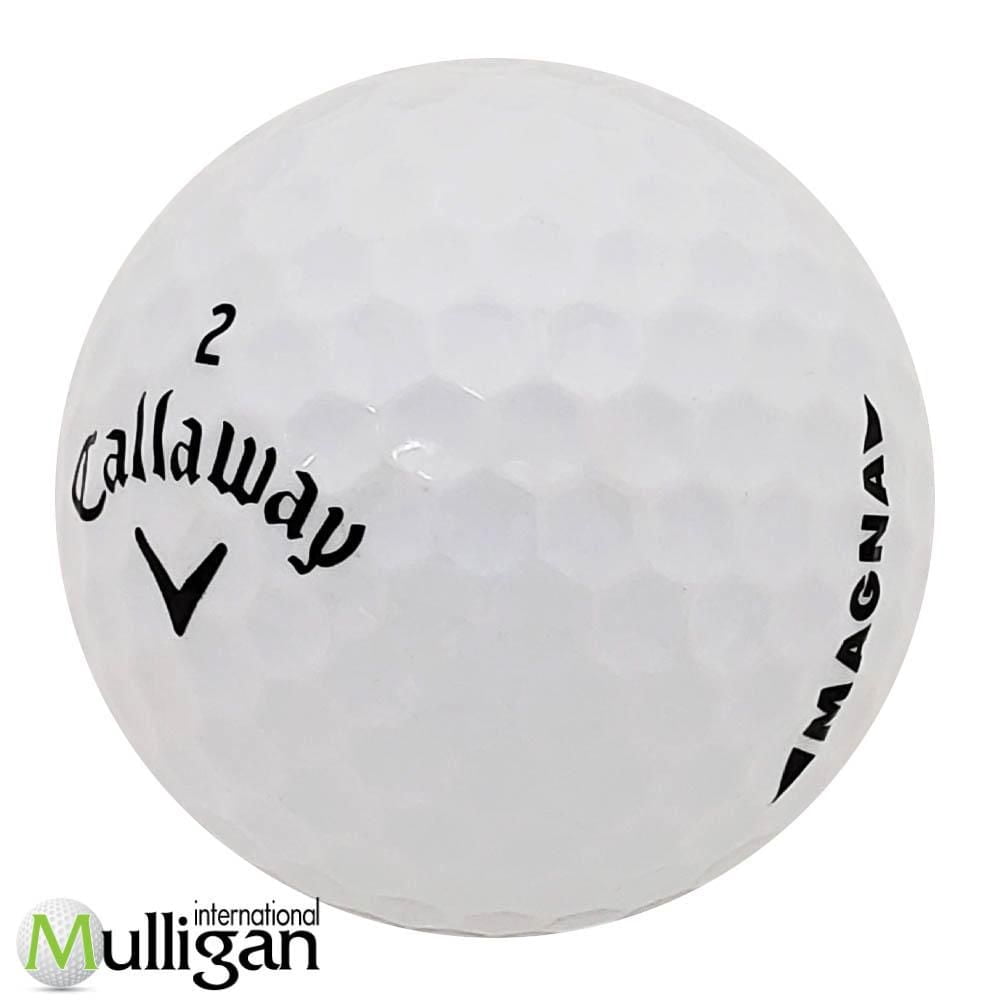 Mulligan - 48 balles de golf récupérées Callaway Supersoft Magna 4A, Blanc