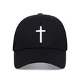 thumbnail image 3 of HammFamTV Black Modern Baseball Cap with Embroidered Cotton Blend Hat, One Size, 3 of 4