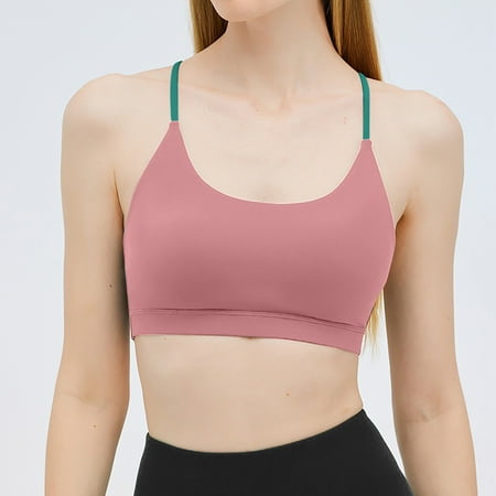 

Booker Woman High Impact Sports Bra With String Quick Dry Shockproof Running Fitness Underwear