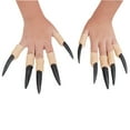 thumbnail image 2 of Jindong 10pcs Zombies Witch Fake Finger Nail Set Halloween Masquerade Finger Nails, 2 of 5