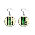 thumbnail image 1 of Free Embrace Friendly Cactus Ear Dangle Silver Drop Earring Jewelry Woman, 1 of 3