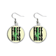 thumbnail image 1 of Abrazos libres, Cactus amistosos. Pendientes pendientes de plata colgantes joyas señora Unbranded M, 1 of 3