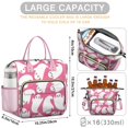 thumbnail image 5 of Halloween Cute Ghosts on Pink Pattern Womens Lunch Box for Work,Insulated Large Lunch Bag for Tween and Teen,Loncheras Para Mujer,Leakproof Adult Lunch Bag for Work,Beach,Travel,Picnic,Camping, 5 of 7