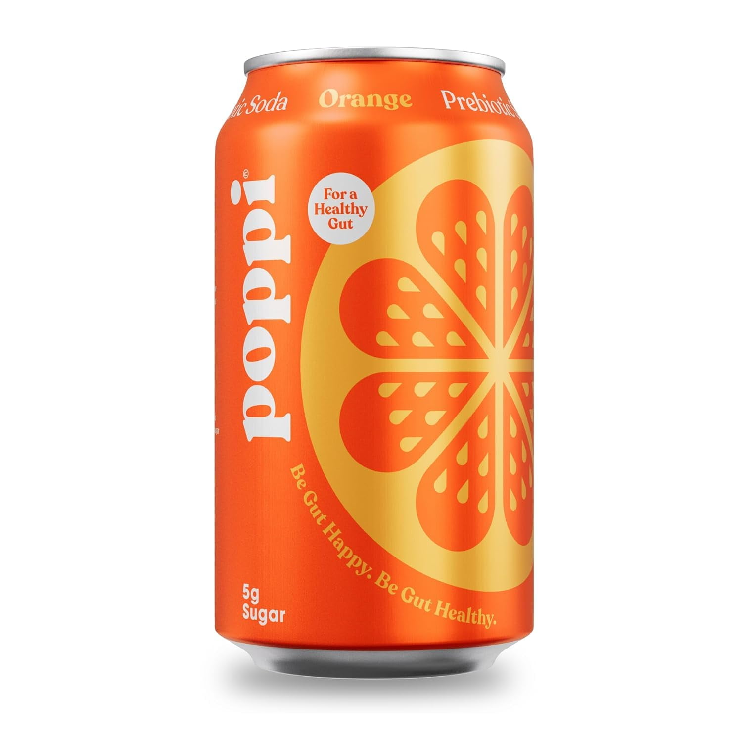 POPPI Sparkling Prebiotic Soda, Beverages Variety of Flavors with, Low Calorie & Low Sugar Drinks 12oz (Grape, Orange, Root Beer, Ginger Lime, Classic Cola, Cherry Limeade, Doc Pop, Strawberry Lemon,