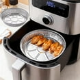 thumbnail image 7 of Reusable Aluminum Foil Air Fryer Liners, Non-Stick Round Oil-Proof Liners with Edge Binding for Air Fryer, Steamer Basket, Instant Pot, Oven & Grill, 7 of 7