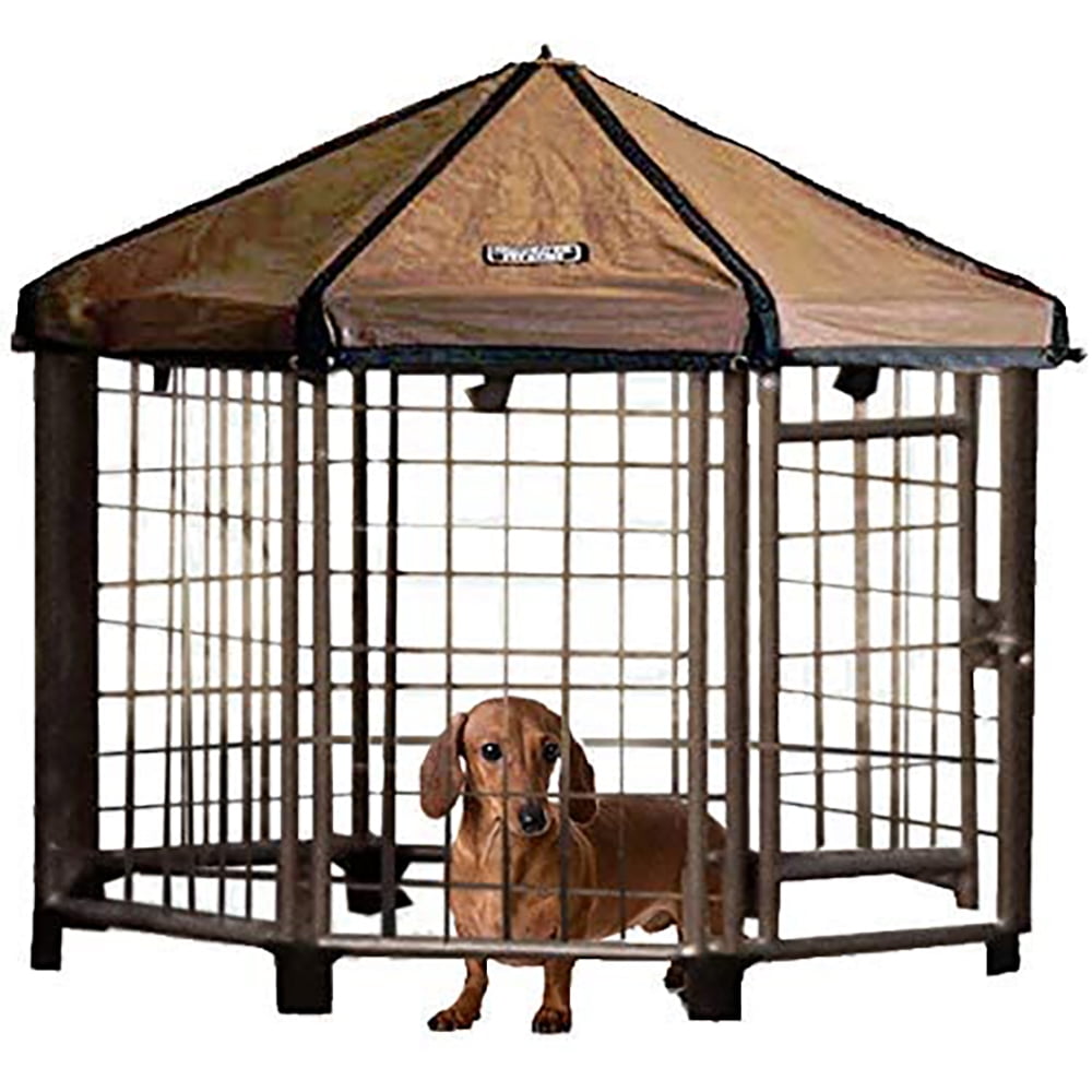 Advantek 3 Foot Portable Indoor Outdoor Galvanized Steel Pet and Dog