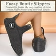 thumbnail image 4 of Cyiecw Slippers for Women Men Indoor Barefoot Slippers Socks Furry Slip on House Shoes Cozy Comfy Slippers for Home Bedroom Travel Yoga, 4 of 7