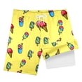 thumbnail image 4 of Stretch Quick Dry Boys Swimming Shorts Functional Compression Liner Anti-chafe Comfortable Kids Beach Swim Bottoms, 4 of 4