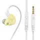 thumbnail image 2 of Auriculares con cable Auriculares con cable auriculares de bajo, auriculares de 3,5mm para juegos con micrófono Control de para , llamadas HD - Amarillo Amarillo Magideal Auriculares con cable, 2 of 6