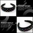 thumbnail image 4 of TABLETREANDS Wide Hairband De Esponja Para Mujer El Para Reuniones Y Conciertos, 4 of 8