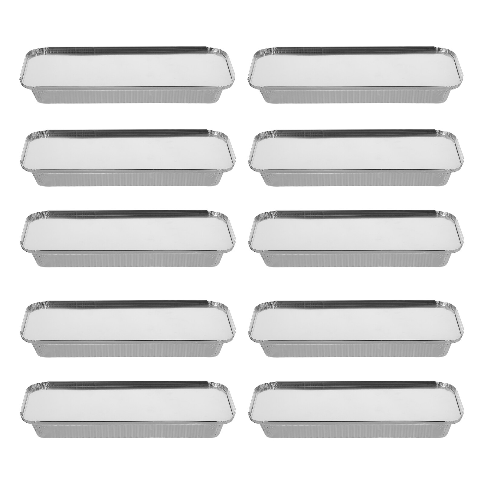 Barbecue pans 15Sets Disposable BBQ Drip Pan Oneoff Takeaway Packing