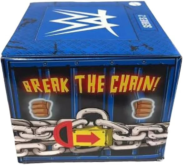 Mattel WWE Beast Mode Series 2 Mystery Pack (Pack of 3) – 3 Blind Box Figures with Beast Mode Animal Companions, Cage-Themed Packaging, Ages 3+