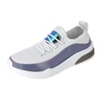 thumbnail image 2 of Zapatos de lona informales y cómodos con punta redonda para mujer, zapatillas con cordones para exteriores con tacón plano Wmkox8yii  hj789, 2 of 5
