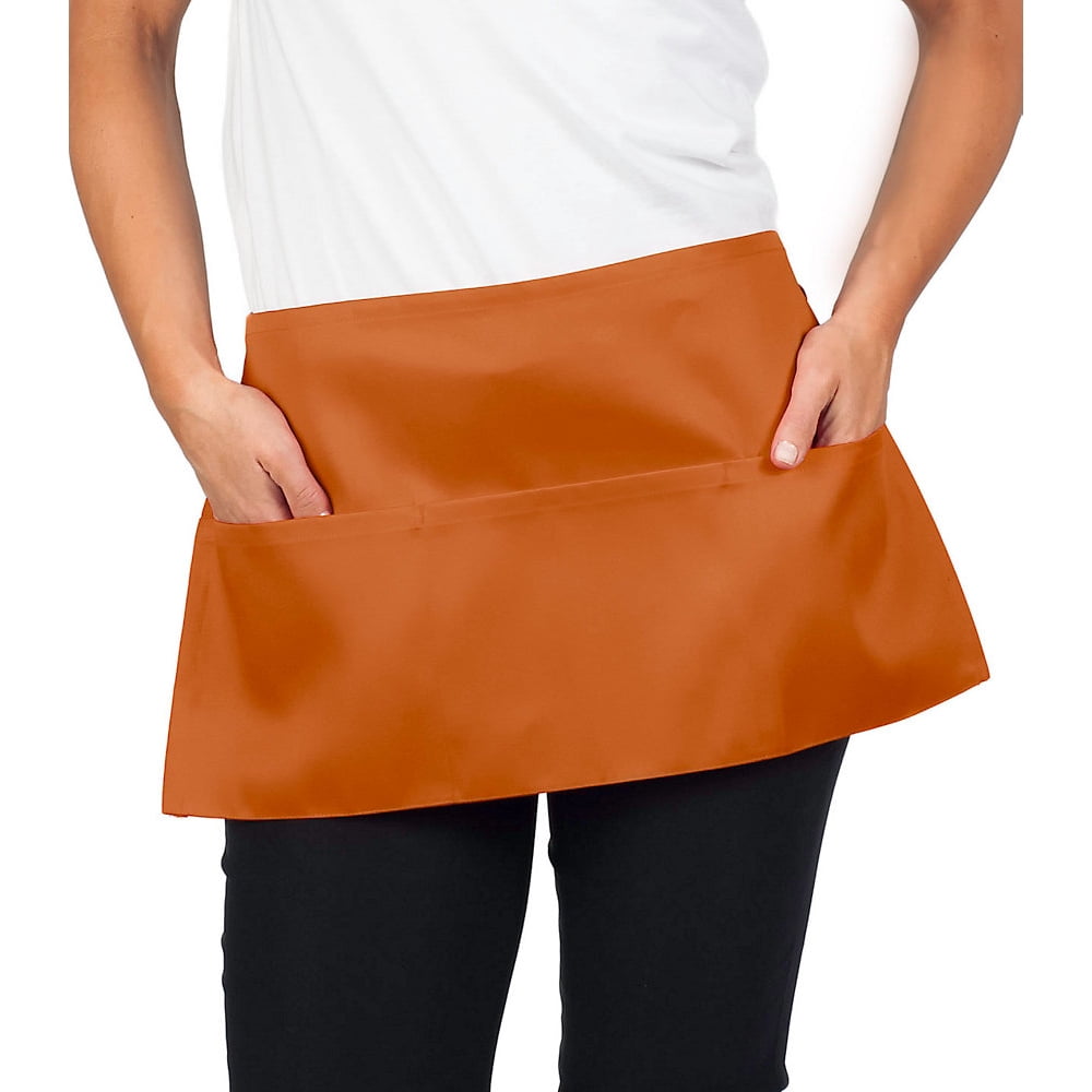 Kng Orange Waist Apron, 11 inch