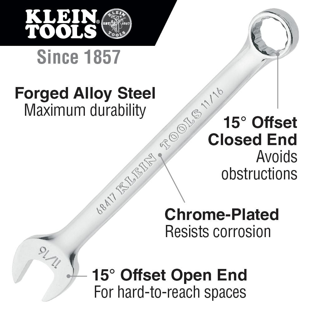 Klein Tools 68418 3/4 in. Combination Wrench