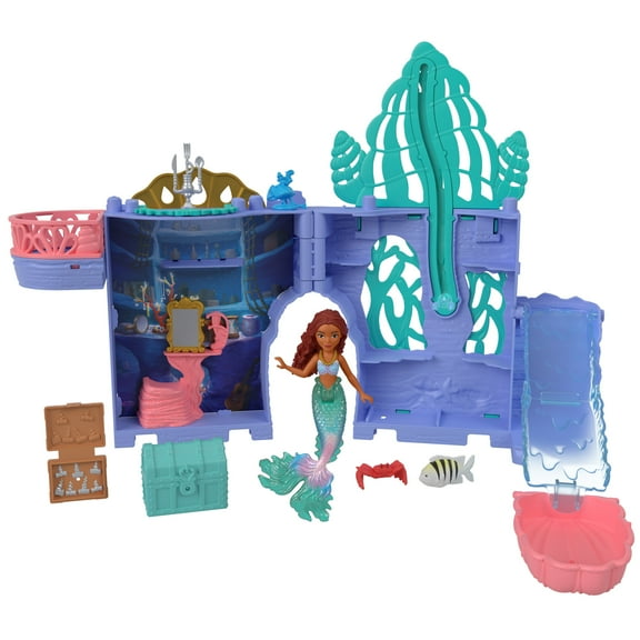 Disney The Little Mermaid Storytime Stackers Ariel's Grotto Playset and 10 Accessories