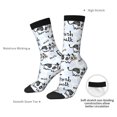 thumbnail image 6 of Honeii Cow With Fresh Milk Print Adult Socks,Crew Socks,Casual Calf Socks,Daily Wear Socks for Men & Women, Perfect for Sports, Casual and Everyday Use, 6 of 6