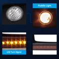 thumbnail image 4 of Ledkingdomus Pair of Tow Mirrors For 2004-2006 Ford F150 Power Heated Led Turn Signal Puddle, 4 of 6