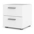 thumbnail image 3 of Tvilum Austin 2 Drawer Nightstand in White, 3 of 13