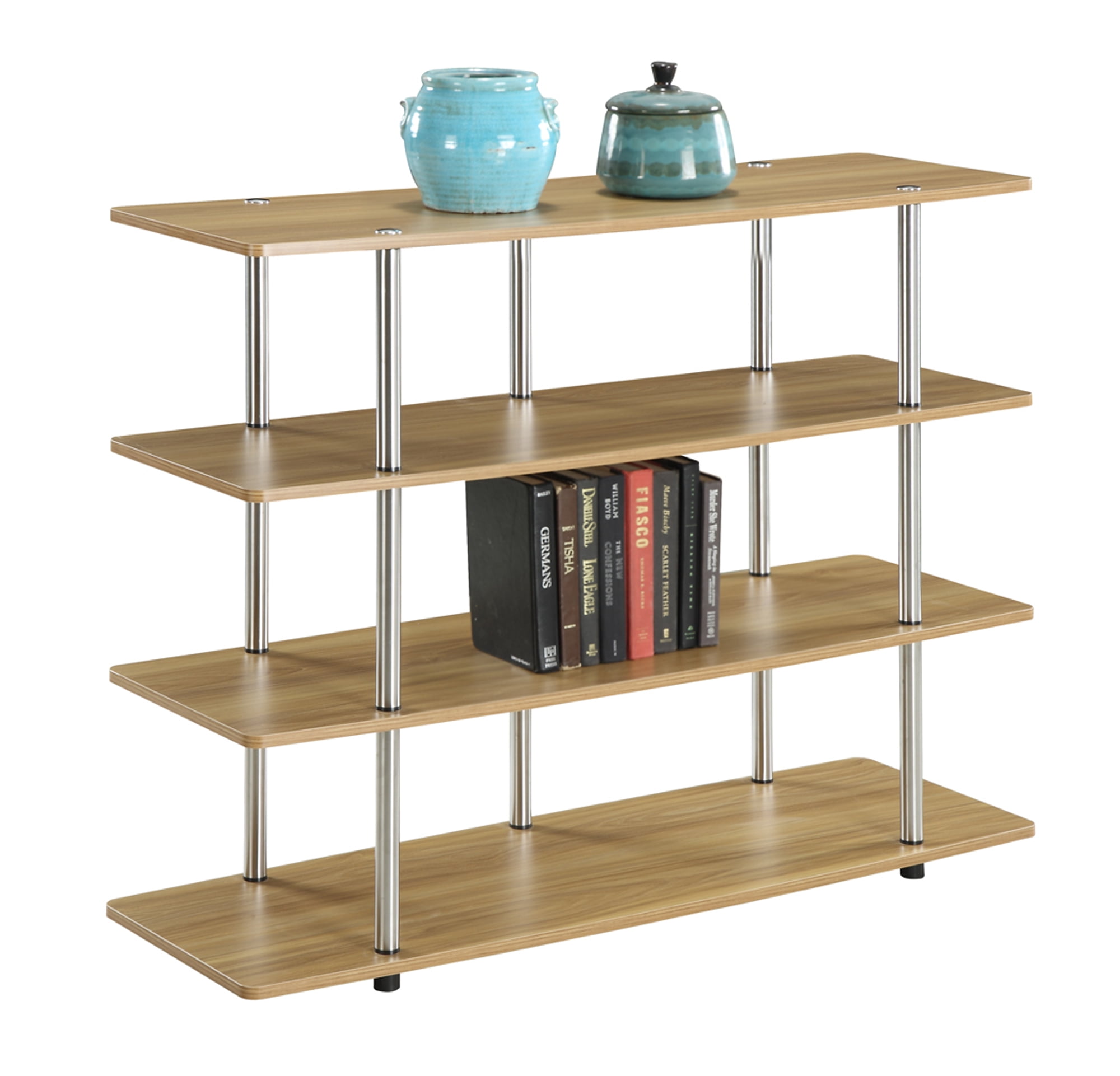 Convenience Concepts Designs2Go XL Highboy TV Stand, Light Oak
