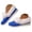 Blue, variant on Women's Fuzzy Lined Mule Slippers Faux Suede Slip‑On Flat Winter Snow Boots Comfortable Warm Fashion Outdoor Indoor House Booties