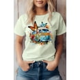 thumbnail image 2 of Retro Van Vintage Butterfly Graphic T-Shirt, 2 of 4