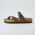 thumbnail image 2 of Sandalias CUSHIONAIRE Luna con plantilla de corcho para mujer, color marrón, talla 6.5, 2 of 6