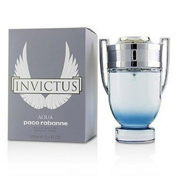 Paco Rabanne Invictus Aqua Eau de Toilette, Cologne for Men, 3.4 Oz