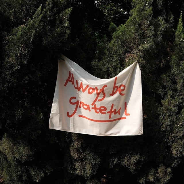 Tapiz para colgar en la pared Always Be Grateful, 150 cm x 130 cm