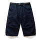 thumbnail image 2 of Pantalones cortos holgados informales de talla europea para hombre, pantalones cortos con múltiples bolsillos, 2 of 4