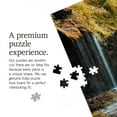 thumbnail image 4 of Lantern Press 1000 Piece Jigsaw Puzzle, Watkins Glen State Park, New York, Waterfall Scene, 4 of 5