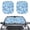 Blue Tie Dye, variant on Jiueut Cow Spot Print Car Sunshades Front Windshield Sunshade Reflect Sun UV and Heat Foldable Windshield Sun Shade Protect Your Vehicle for Most SUVs and Truck