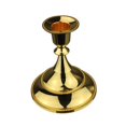 thumbnail image 2 of 10 Taper Metal Candle Holder Tea Light Holder Florero Centro de Oro (S) BLESIY Candelabros, 2 of 7