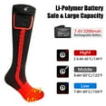 thumbnail image 2 of SAVIOR HEAT Heated Socks for Men Women Rechargeable Battery Electric Socks Winter Foot Warmer Outdoor Skiing Hunting Fishing, 2 of 8
