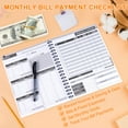 thumbnail image 5 of Monthly Bill Payment Checklist: Bill Tracker Notebook With Spiral Binding 8"x10" The 4-Year Guide for Families & Money Managers, 960 Billing Records Included (Gold), 5 of 7