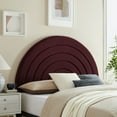 thumbnail image 2 of Headboard, King, Red, Velvet, Hotel Bedroom, Modern Contemporary, HB38135, 2 of 7