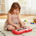 thumbnail image 3 of Costway 25-Key Kids Piano Keyboard Elephant Shape Toy Digital Piano with Built-in Music & Light Red, 3 of 8