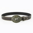 thumbnail image 4 of Ceinture Western de Cowboy avec Tête de Taureau, Grande Boucle, Rétro, en Cuir Punk, Déclaration de Mode pour Jeunes, 4 of 5