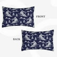 Binfone Abstract Skiing Standard Size Pillowcase, Long Staple Pure