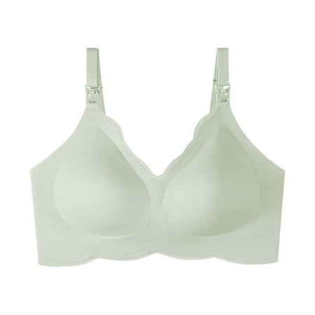Icvfdpl Maternity Nursing Bra With Delicate Lace Sag Support Seamless Design For Comfort And Easy Clip Open Feeding Dailywear Xxl