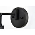 thumbnail image 6 of Living District Judson 1-Light Metal Swing Arm Wall Sconce in Black, 6 of 7