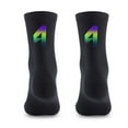 thumbnail image 1 of Splihome Chaussettes de Cyclisme Numériques Colorées Réfléchissantes Respirantes Chaussettes de Sport Noires, 1 of 4